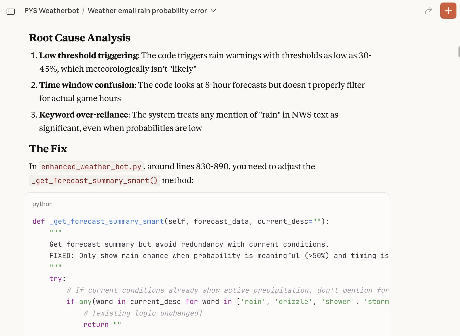 A screenshot of the Claude UI.